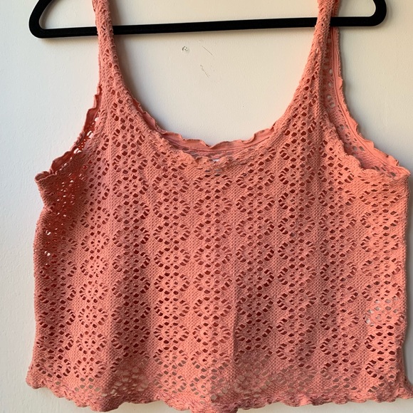 Free People Beach Crochet Cropped Tank - Picture 3 of 6